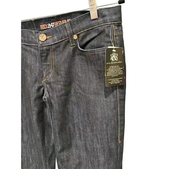 - Rock and Republic Low Rise Boot-Cut Jeans Size 25, New With Tags - Picture 2 of 6